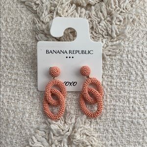 Coral Beaded Earrings